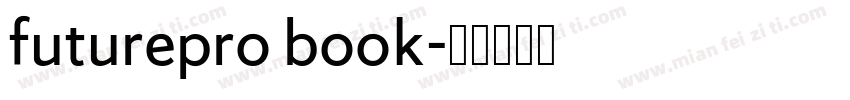 futurepro book字体转换